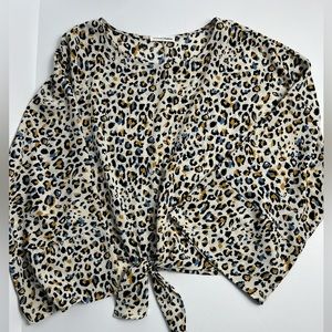 Women’s Multi-Color Animal Print Top by Newbury Kustom